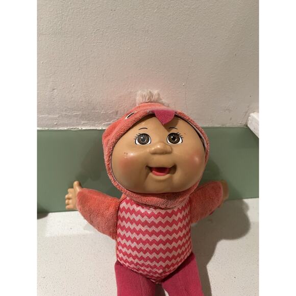 Cabbage Patch Kids Exotic Friends Collectible Cuties 9" #136 Rosalie Flamingo - Picture 2 of 4